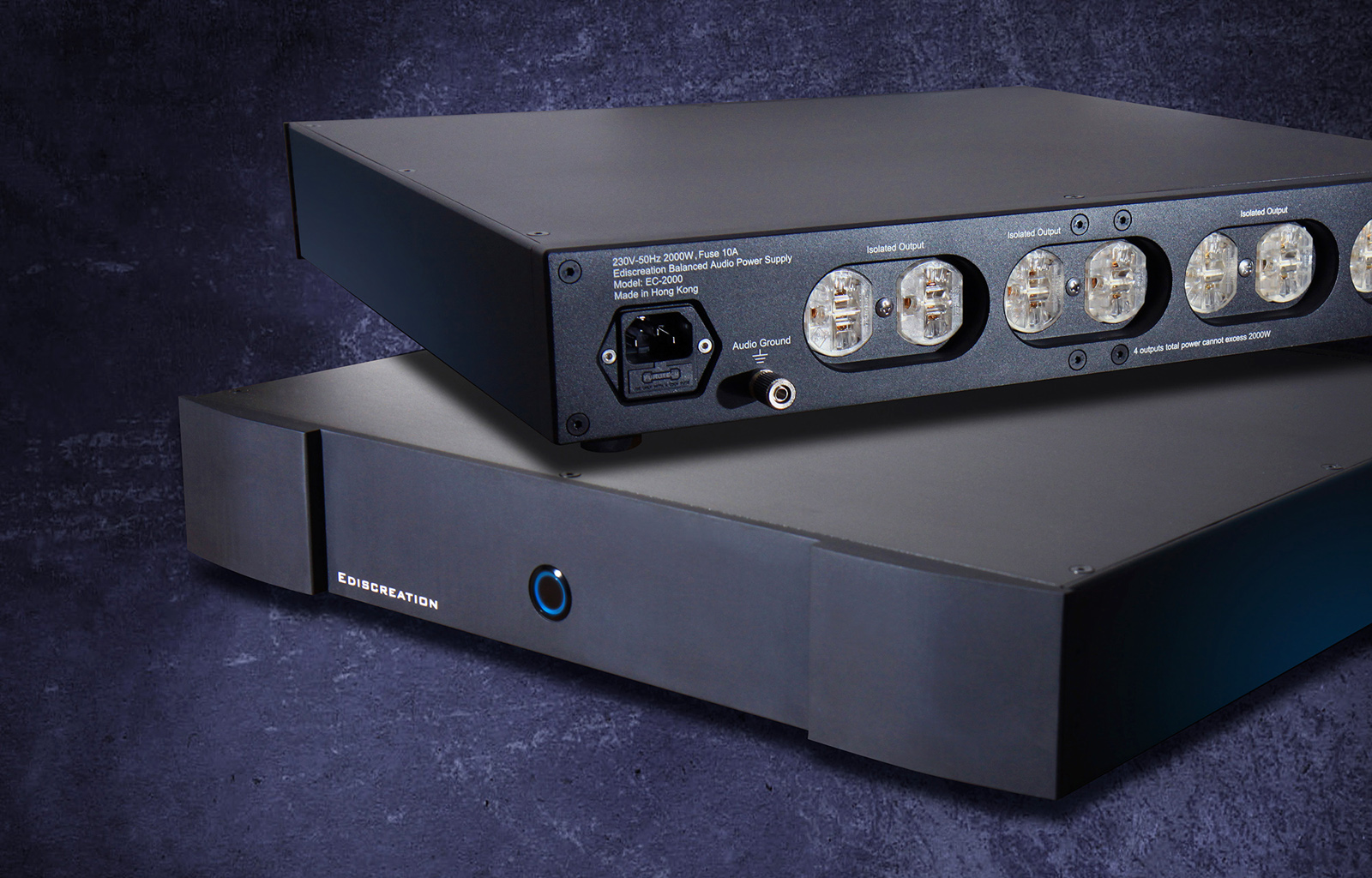 EDISCREATION BALANCED AUDIO POWER SUPPLY EC-2000